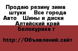 Продаю резину зима 2 штуки  - Все города Авто » Шины и диски   . Алтайский край,Белокуриха г.